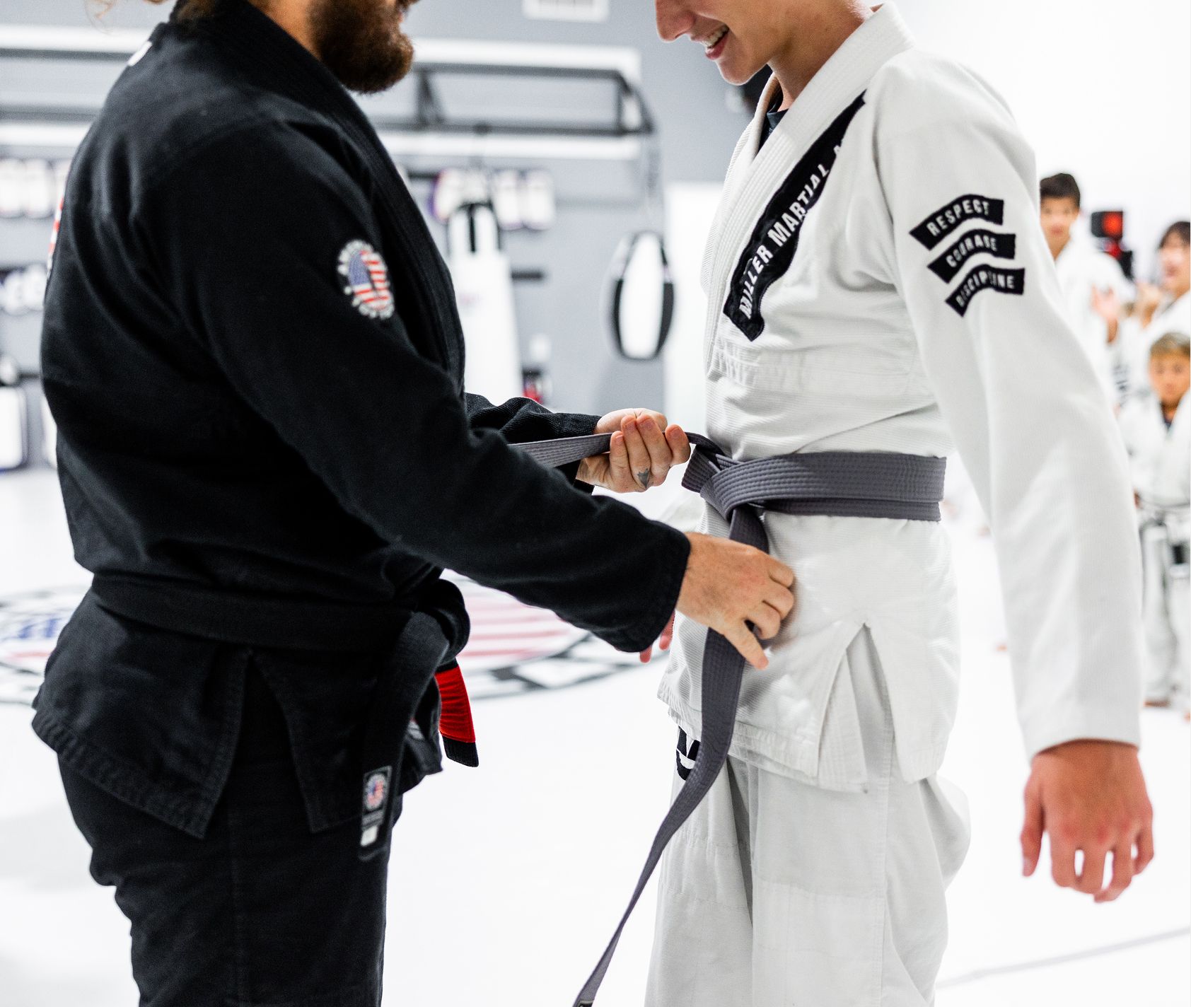 Students training together at Miller Martial Arts