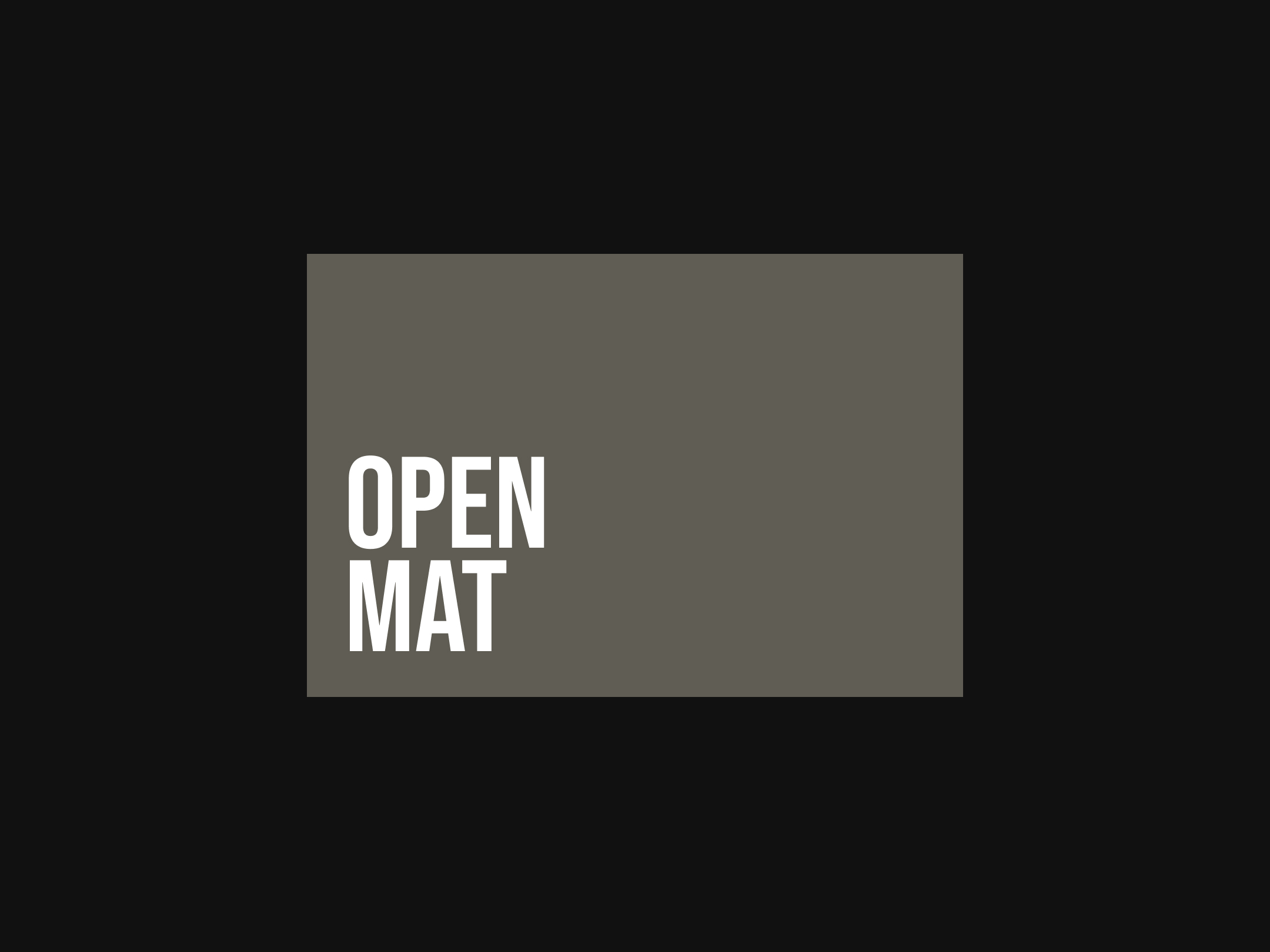 Open Mat - Miller Martial Arts